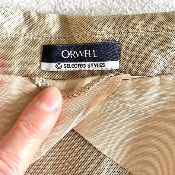 Orwell Gold Luster Fitted Designer Jacket, size 10 - Picture 3 of 10